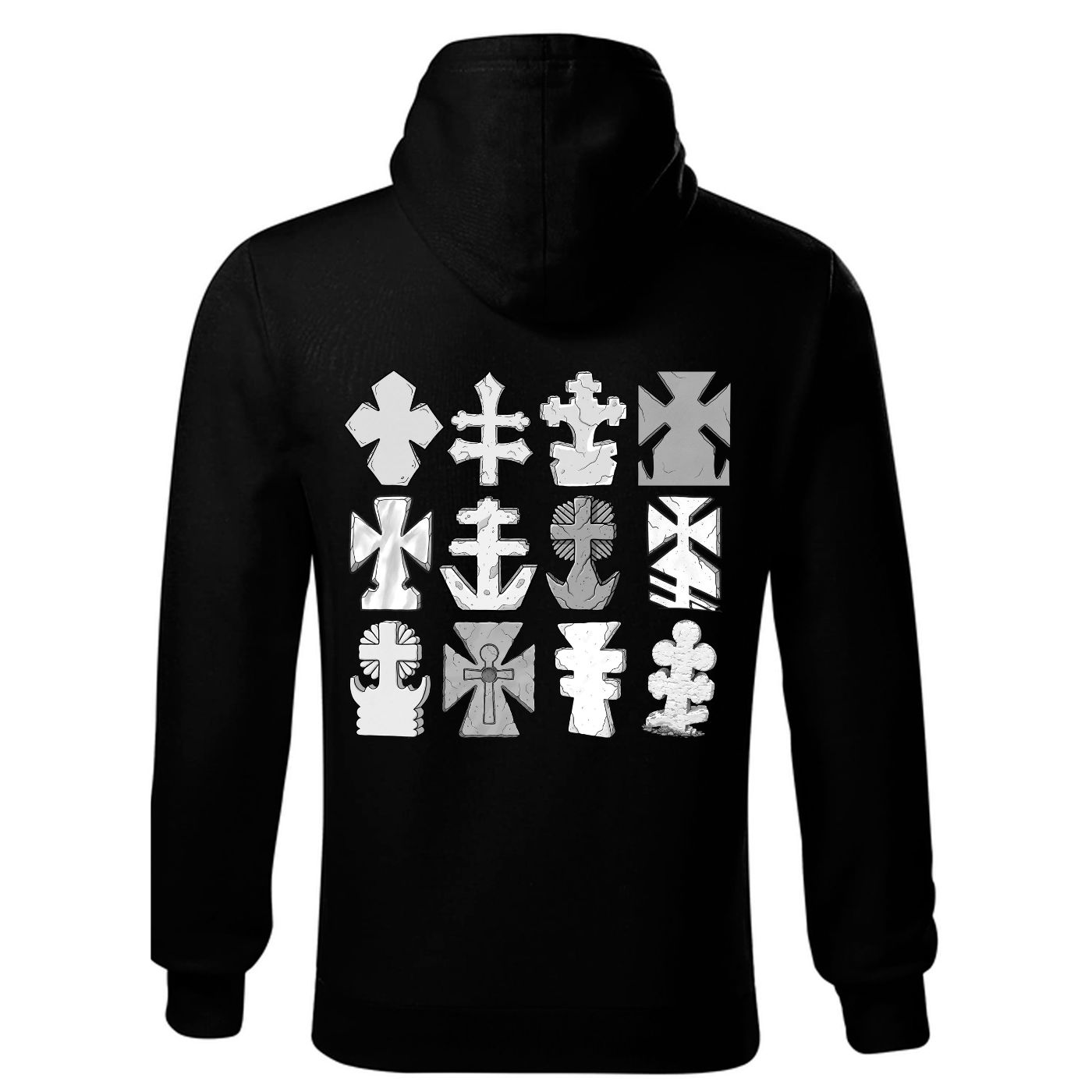 Худі (реглан) «Козацькі кам’яні хрести» - Зображення 3